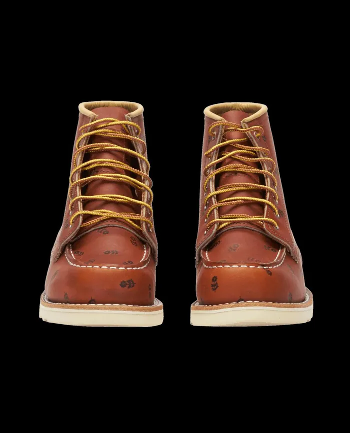 Shoes Women The Great The Red Wing Heritage Boot Oro Legacy Embossed Floral Shoes Women The Great The Red Wing Heritage Boot Oro Legacy Embossed Floral