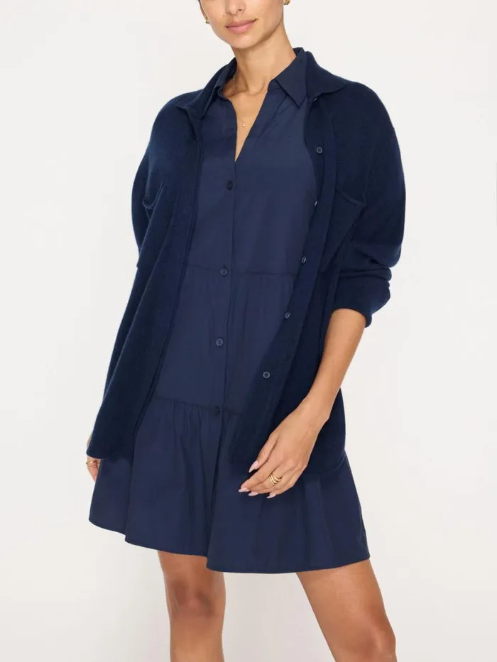 Shop Brochu Walker Dresses The Havana Mini Dress Navy