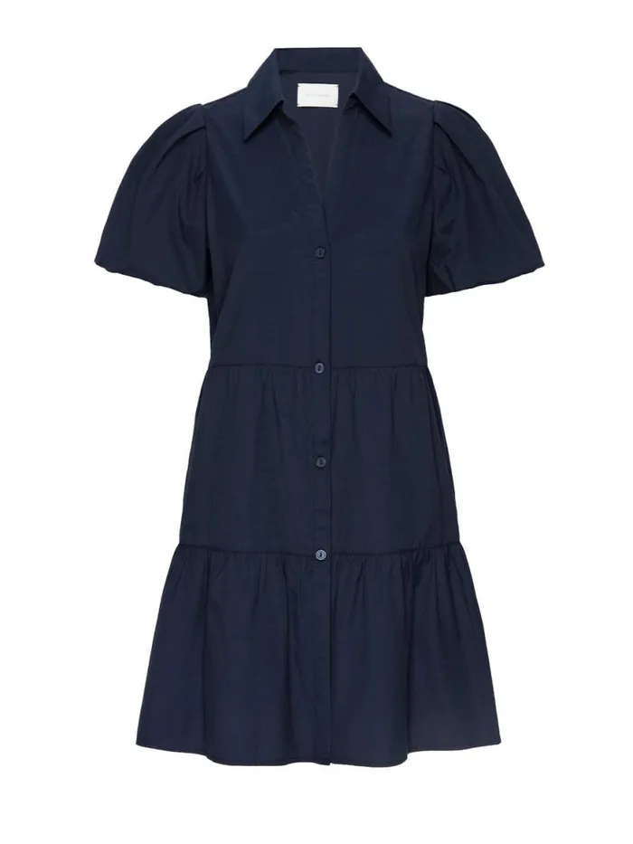 Shop Brochu Walker Dresses The Havana Mini Dress Navy
