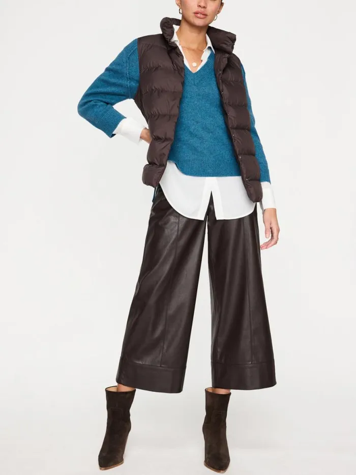 Shop Brochu Walker Looker Sweaters The Looker Layered VNeck Laguna Mlange