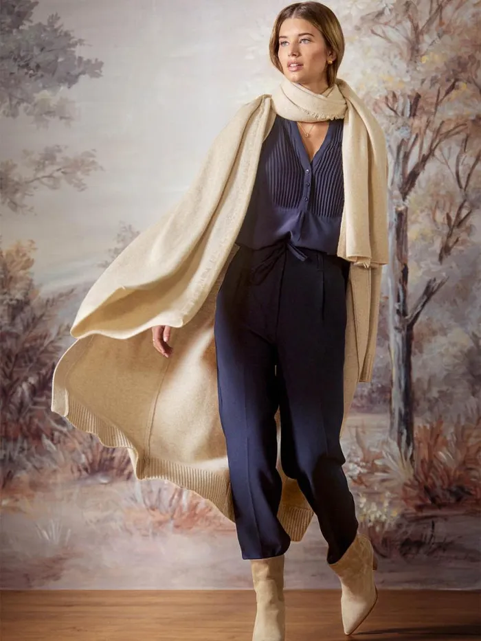 Shop Brochu Walker Tops The Lora Blouse Baltic Navy
