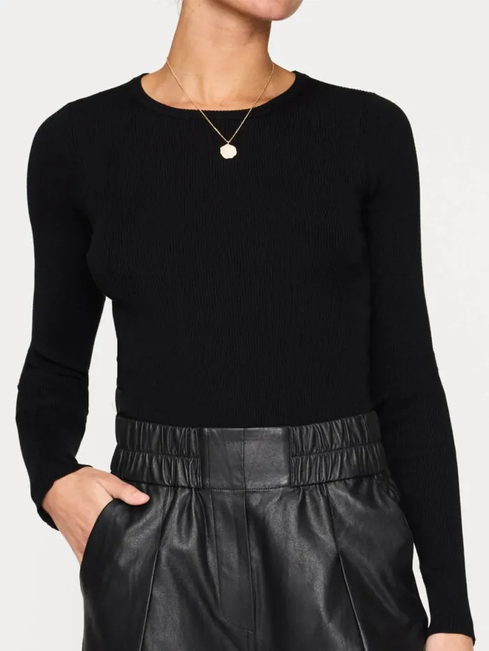 Shop Brochu Walker Tops The Tamsin Bodysuit Black Onyx