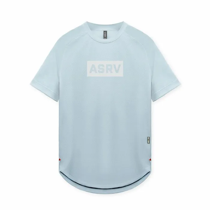 Short Sleeves Men ASRV AeroSilver Established Tee Light Sky