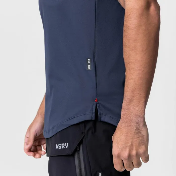 Short Sleeves Men ASRV AeroSilver Established Tee Navy 034box Logo034