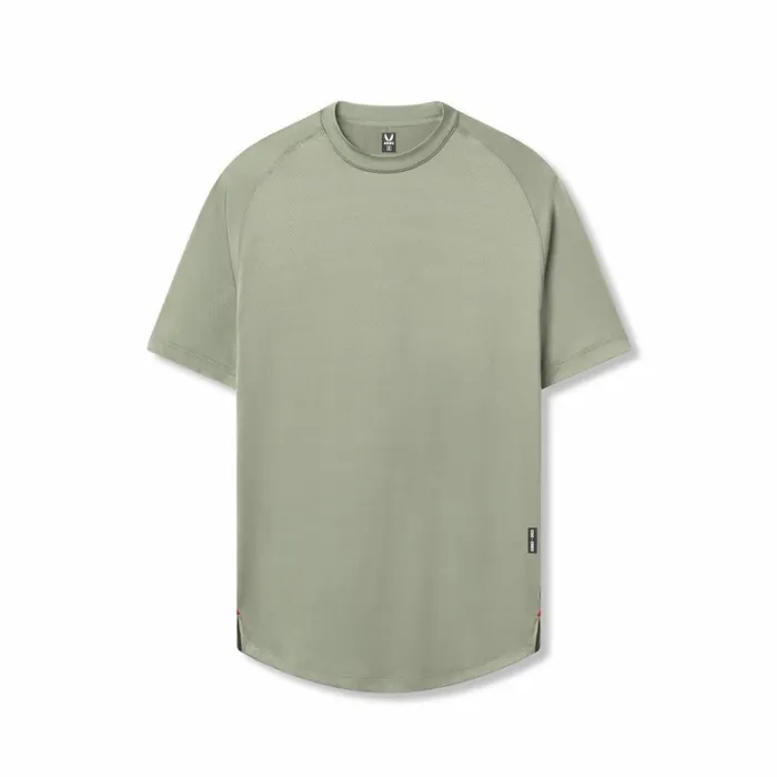 Short Sleeves Men ASRV AeroSilver Established Tee Sage