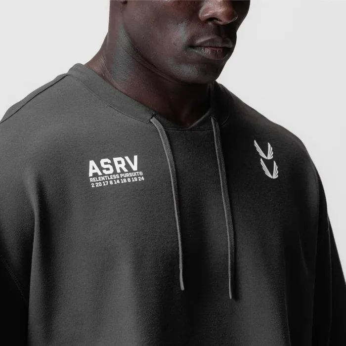 Short Sleeves Men ASRV MicroTerry WarmUp Tee Space Grey
