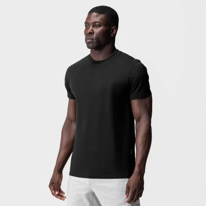 Short Sleeves Men ASRV Supima Essential Tee Black