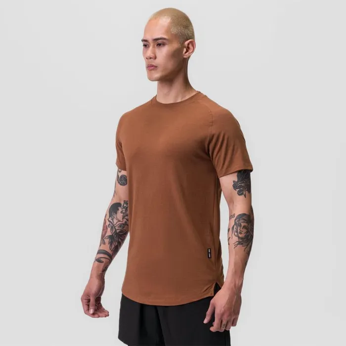 Short Sleeves Men ASRV Supima Established Tee Rust