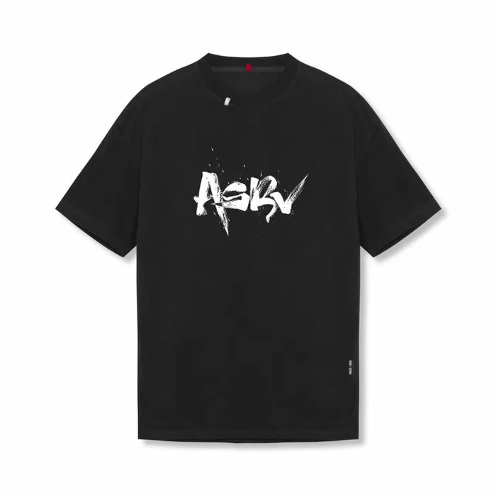 Short Sleeves Men ASRV Tech Essential Relaxed Tee Black 034koi034