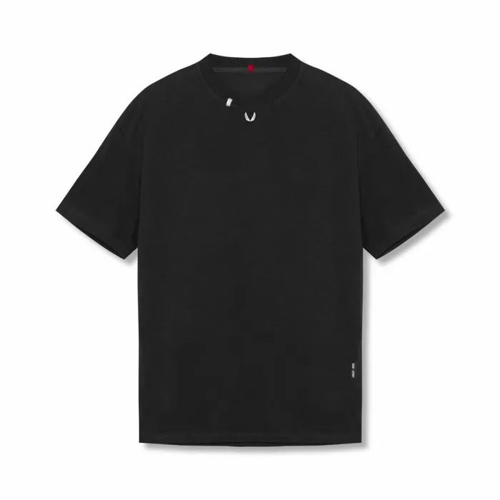Short Sleeves Men ASRV Tech Essential Relaxed Tee Blackwhite 034otwr034