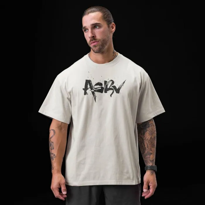 Short Sleeves Men ASRV Tech Essential Relaxed Tee Stone 034koi034
