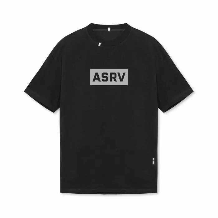 Short Sleeves Men ASRV Technical Essentials Relaxed Tee Black 034box Logo034