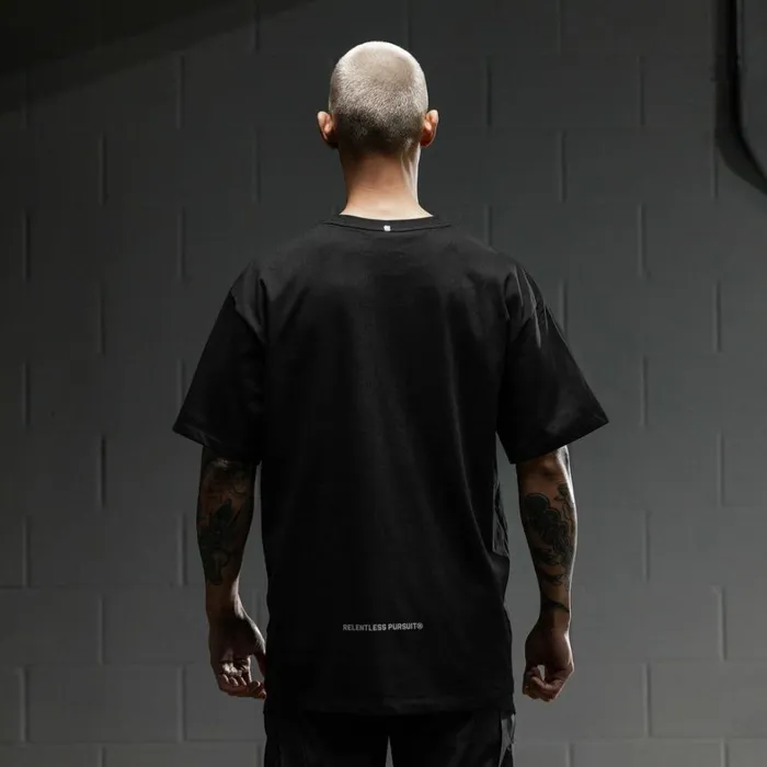 Short Sleeves Men ASRV Technical Essentials Relaxed Tee Black 034box Logo034