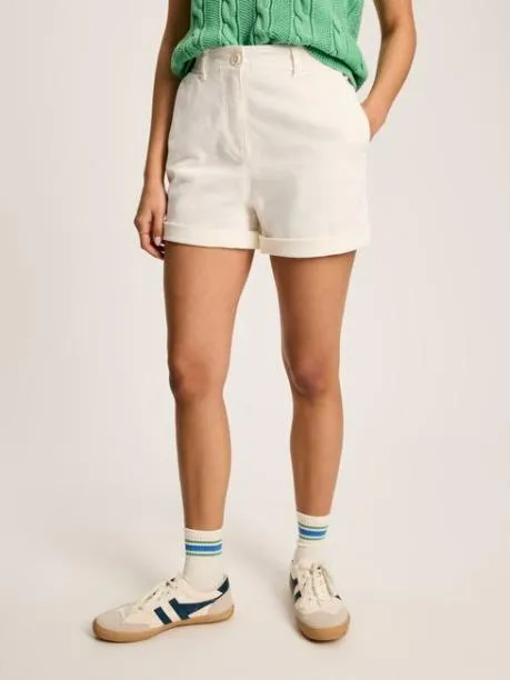 Shorts and Skirts Women Joules Cream Chino Shorts