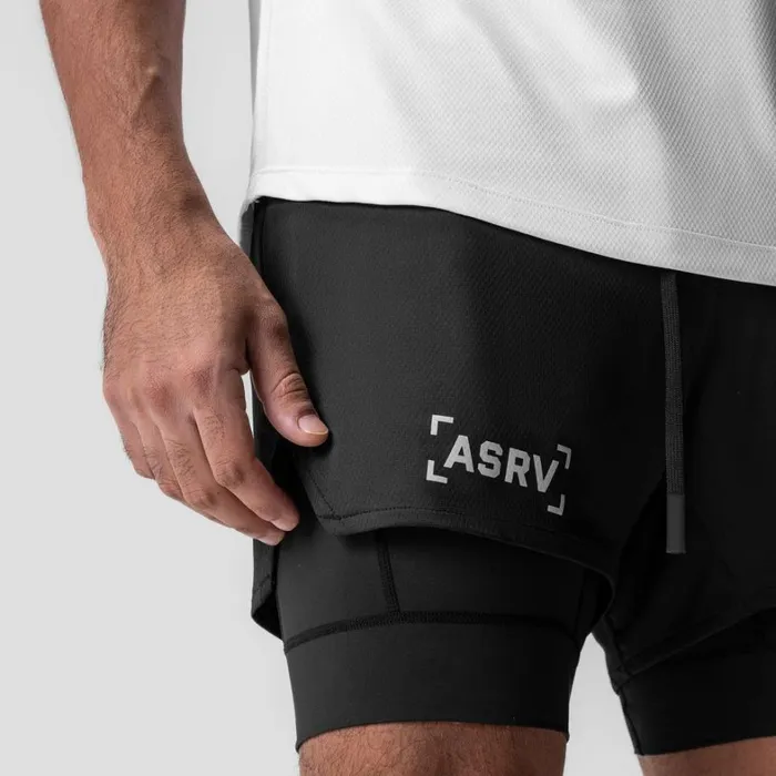 Shorts Men ASRV AeroSilver 5034 Liner Short Black 034bracket034black