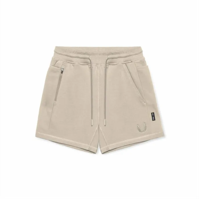 Shorts Men ASRV TechTerry Sidelock Sweat Short Sand Smoke