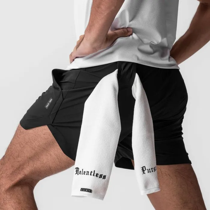 Shorts Men ASRV TetraLite 5034 Linerless Short Black 034white Bracket034