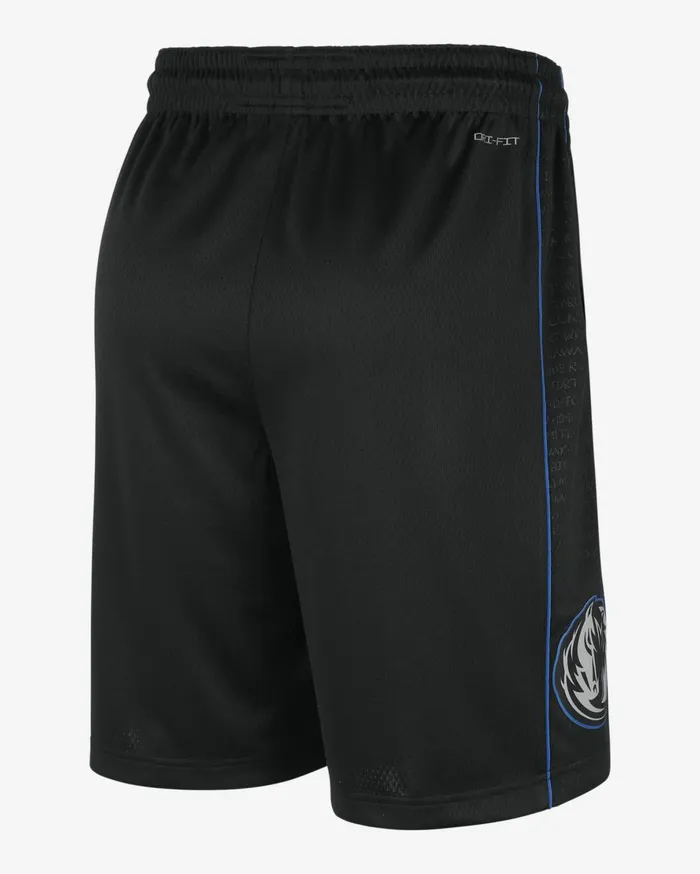 Shorts Men Nike Dallas Mavericks 202324 City Edition Blackflat Silver