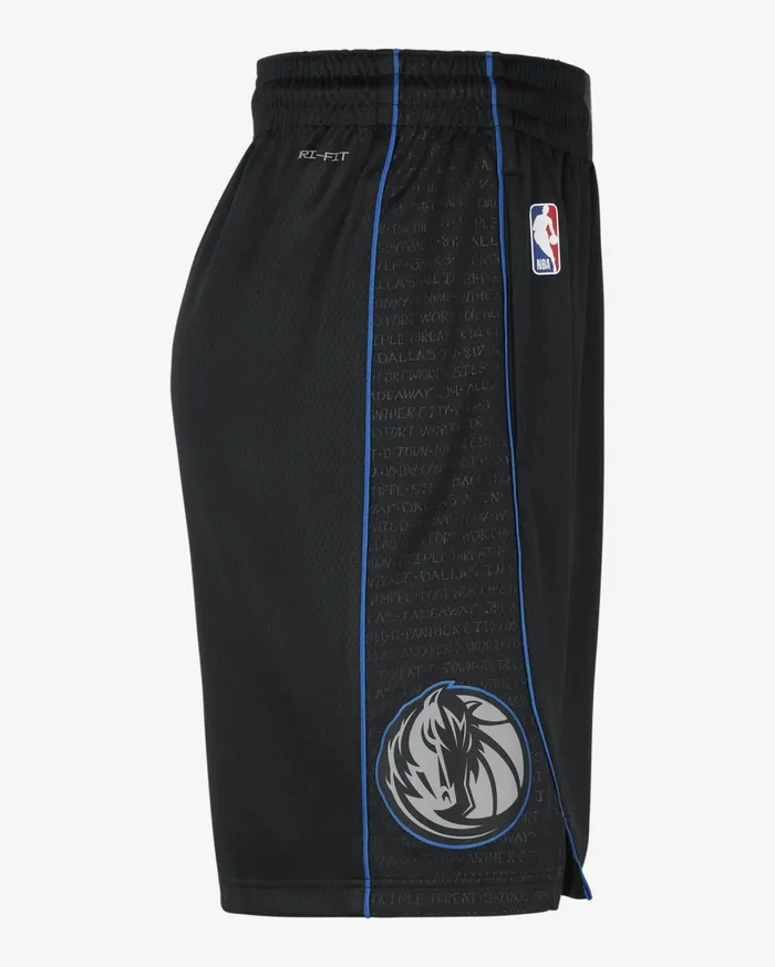 Shorts Men Nike Dallas Mavericks 202324 City Edition Blackflat Silver