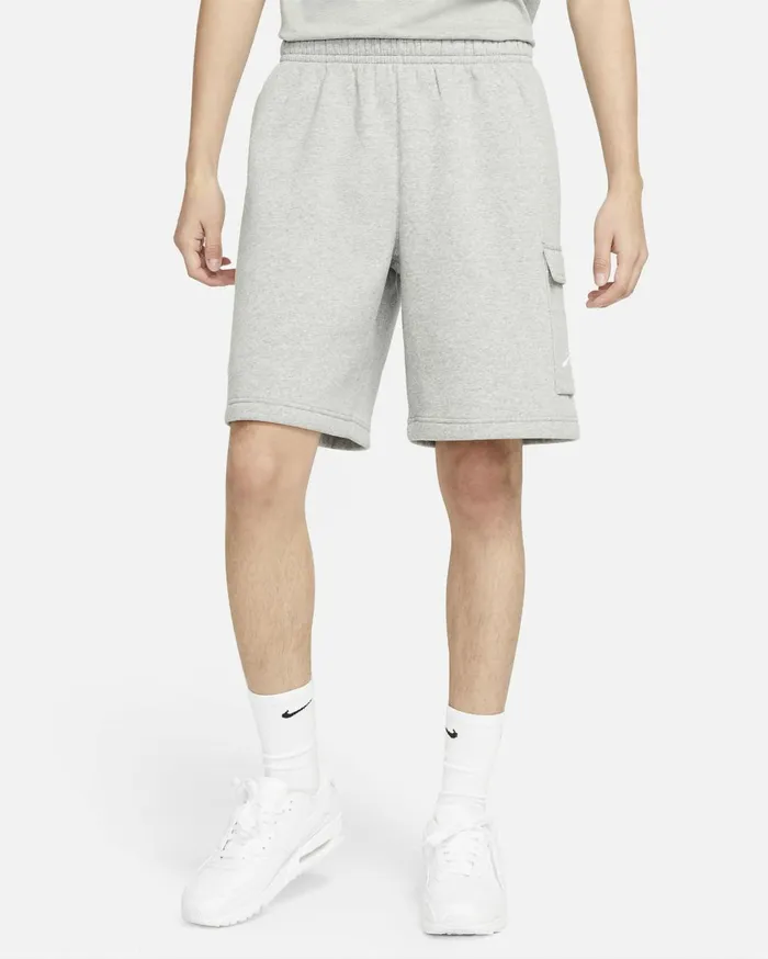 Shorts Men Nike Sportswear Club Dark Grey Heathermatte Silverwhite