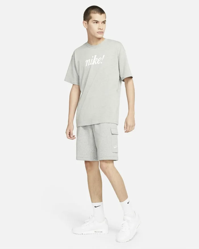 Shorts Men Nike Sportswear Club Dark Grey Heathermatte Silverwhite