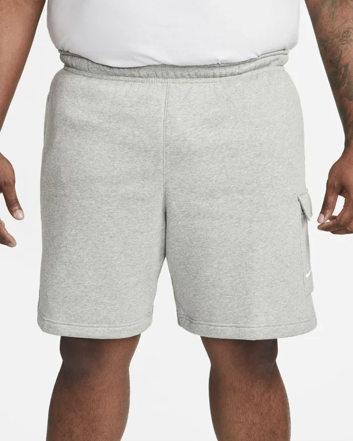 Shorts Men Nike Sportswear Club Dark Grey Heathermatte Silverwhite