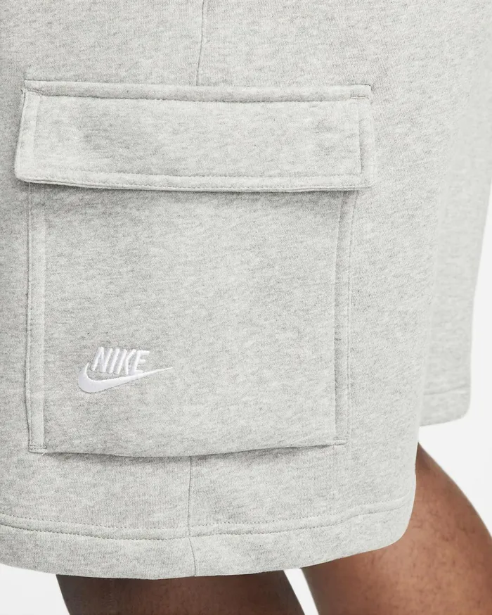 Shorts Men Nike Sportswear Club Dark Grey Heathermatte Silverwhite