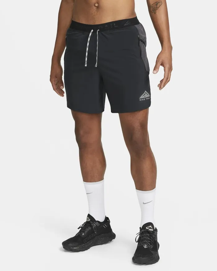 Shorts Men Nike Trail Second Sunrise Blackdark Smoke Greywhite