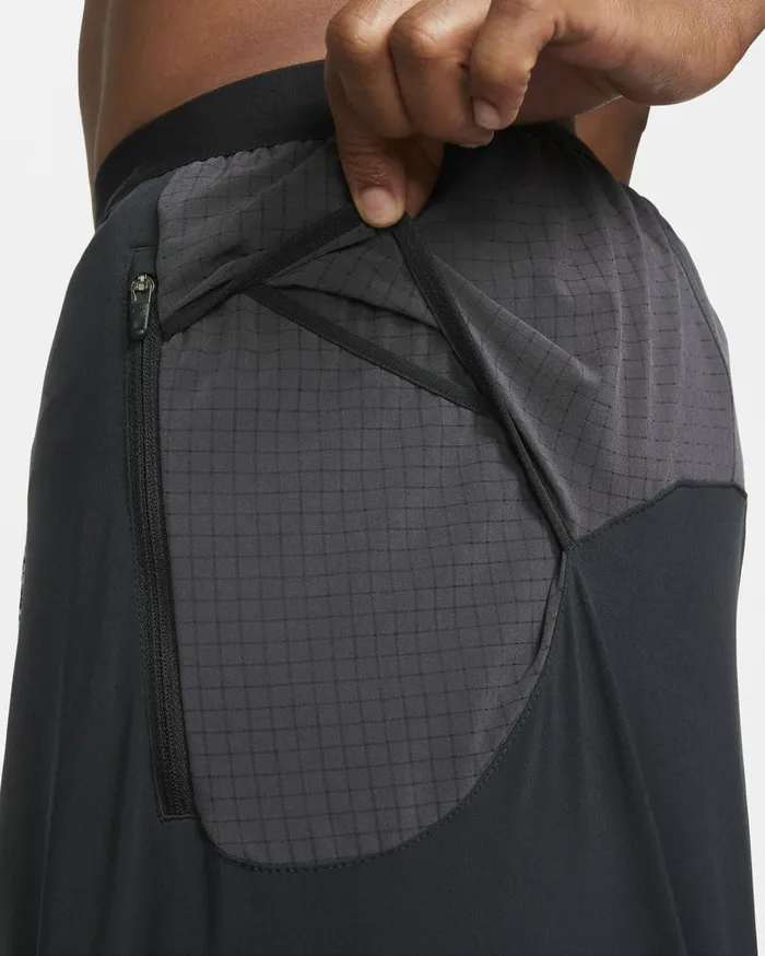 Shorts Men Nike Trail Second Sunrise Blackdark Smoke Greywhite