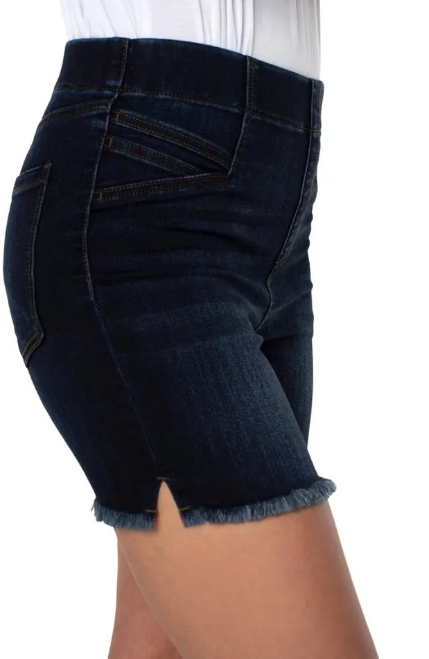 SHORTS Women Liverpool Los Angeles CHLOE SHORT WITH CAT EYE POCKETS Dunmore Dark