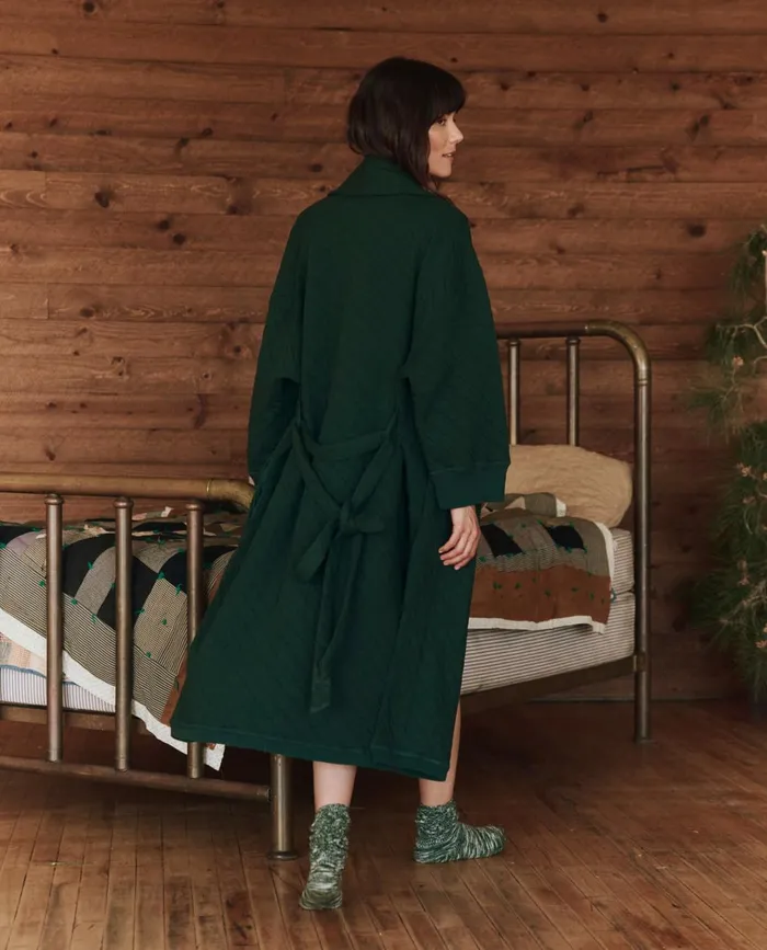 Sleep Robes Women The Great The Quilted Robe Pine Sleep Robes Women The Great The Quilted Robe Pine