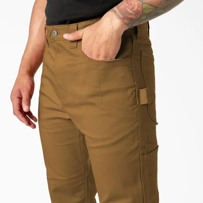 Slim Fit Duck Canvas Double Knee Pants Brown Duck Brown Duck bd Men Dickies Double Knee Slim Fit Duck Canvas Double Knee Pants Brown Duck Brown Duck bd Men Dickies Double Knee