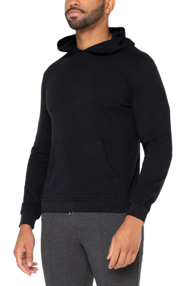 SLUB HOODIES Men Liverpool Los Angeles SLUB KNIT HOODIE Black