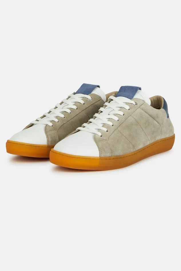 Sneakers Men Boggi Milano White And Grey Leather Trainers White 8211 Light Grey Sneakers Men Boggi Milano White And Grey Leather Trainers White 8211 Light Grey
