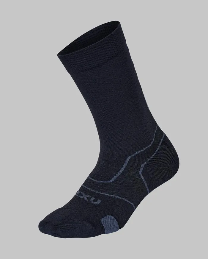 Socks Accessories 2XU Vectr Cushion Crew Socks Blacktitanium