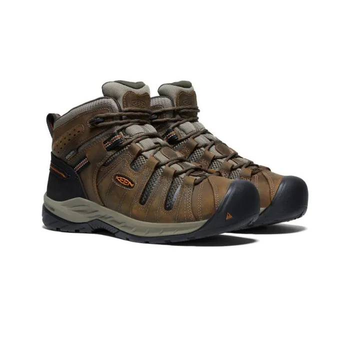 Soft Toe Waterproof Work Boots 8211 Flint II Men KEEN Boots Soft Toe Waterproof Work Boots 8211 Flint II Men KEEN Boots