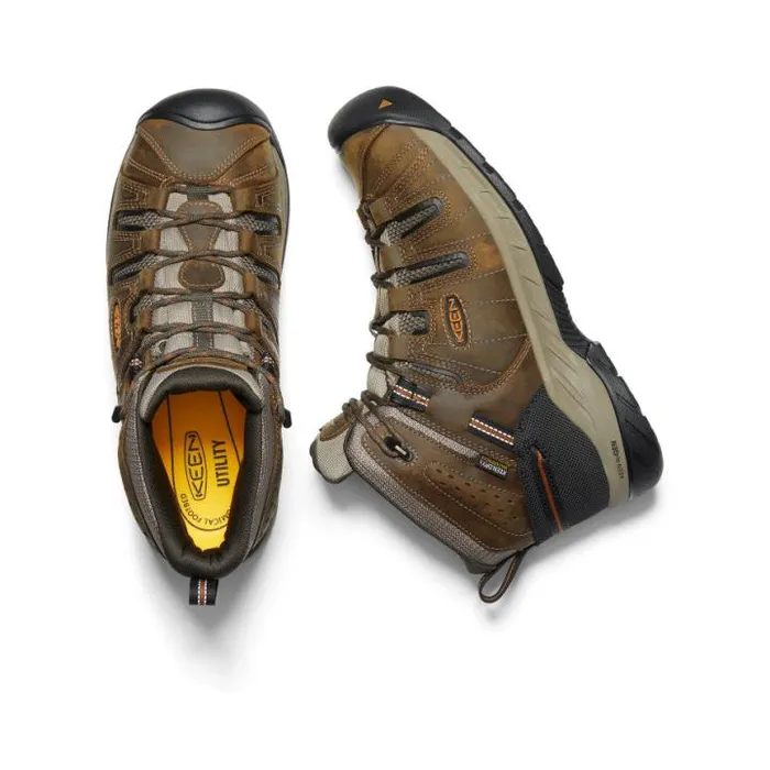 Soft Toe Waterproof Work Boots 8211 Flint II Men KEEN Boots Soft Toe Waterproof Work Boots 8211 Flint II Men KEEN Boots