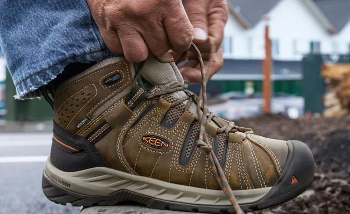 Soft Toe Waterproof Work Boots 8211 Flint II Men KEEN Boots Soft Toe Waterproof Work Boots 8211 Flint II Men KEEN Boots