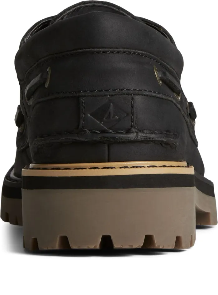 Sperry Boat Shoes Men Authentic Original Lug 3Eye Boat Shoe Black Sperry Boat Shoes Men Authentic Original Lug 3Eye Boat Shoe Black