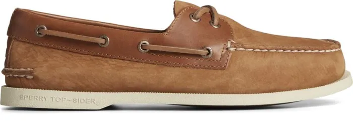 Sperry Boat Shoes Men Authentic Original Nubuck Boat Shoe Tan
