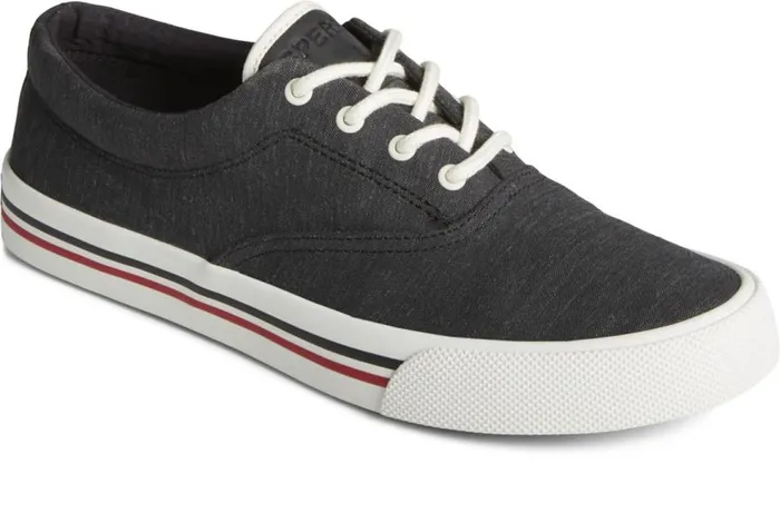 Sperry Sneakers Men Striper II Linen CVO Sneaker Black Sperry Sneakers Men Striper II Linen CVO Sneaker Black