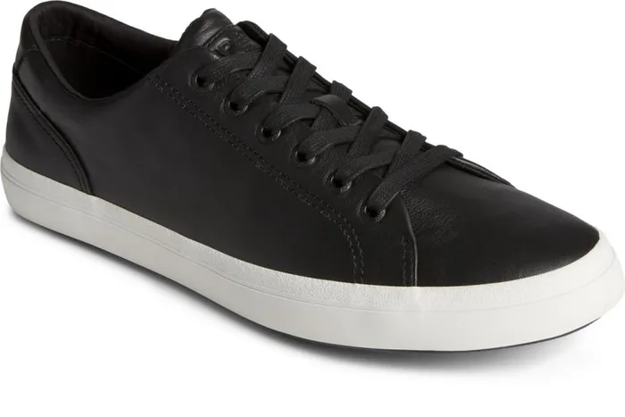 Sperry Sneakers MenWomen Striper II LLT Leather Sneaker Black