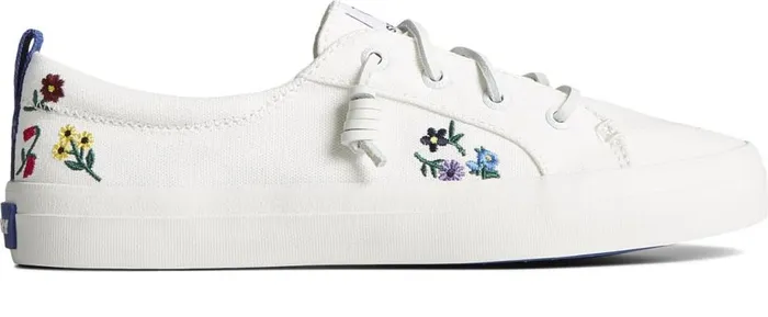 Sperry Sneakers Women Crest Vibe Floral Sneaker White