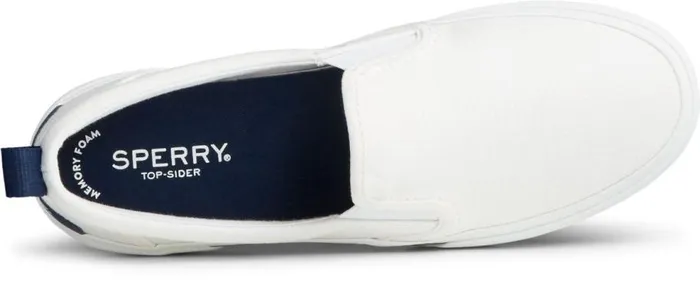 Sperry Sneakers Women Pier Wave Platform Slip On Sneaker White