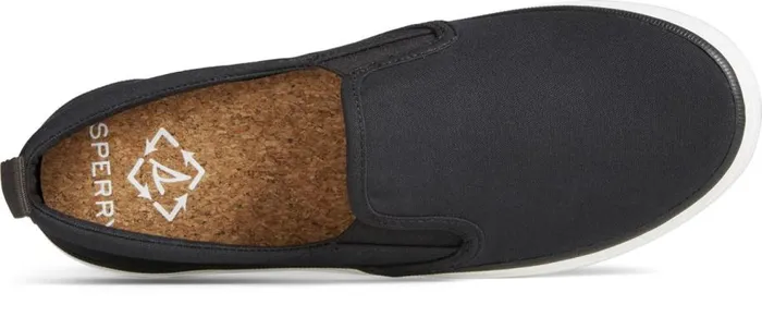 Sperry Sneakers Women SeaCycled Crest Twin Gore Canvas Sneaker Black Sperry Sneakers Women SeaCycled Crest Twin Gore Canvas Sneaker Black
