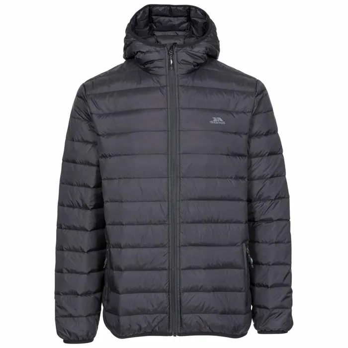 Stanley Packaway Down Jacket Black Men Trespass Padded Jackets