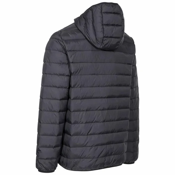 Stanley Packaway Down Jacket Black Men Trespass Padded Jackets