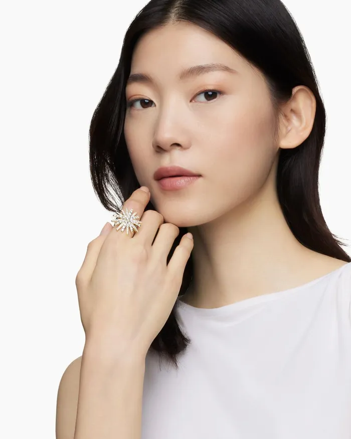 Starburst Ring In 18K Yellow Gold With Diamonds 28mm Women David Yurman Statement Starburst Ring In 18K Yellow Gold With Diamonds 28mm Women David Yurman Statement