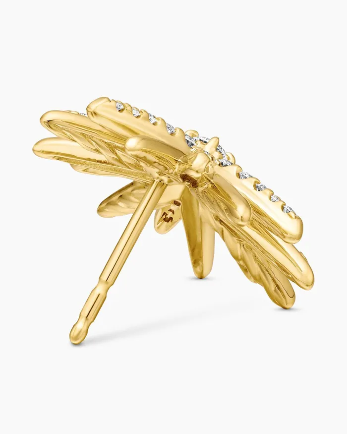 Starburst Stud Earrings In 18K Yellow Gold With Diamonds 19mm Women David Yurman Stud Starburst Stud Earrings In 18K Yellow Gold With Diamonds 19mm Women David Yurman Stud