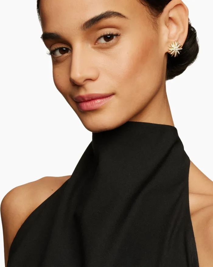 Starburst Stud Earrings In 18K Yellow Gold With Diamonds 19mm Women David Yurman Stud Starburst Stud Earrings In 18K Yellow Gold With Diamonds 19mm Women David Yurman Stud